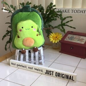 ‘Kakoo’ Cute Plush 2022 Avocado Cartoon Character Backpack